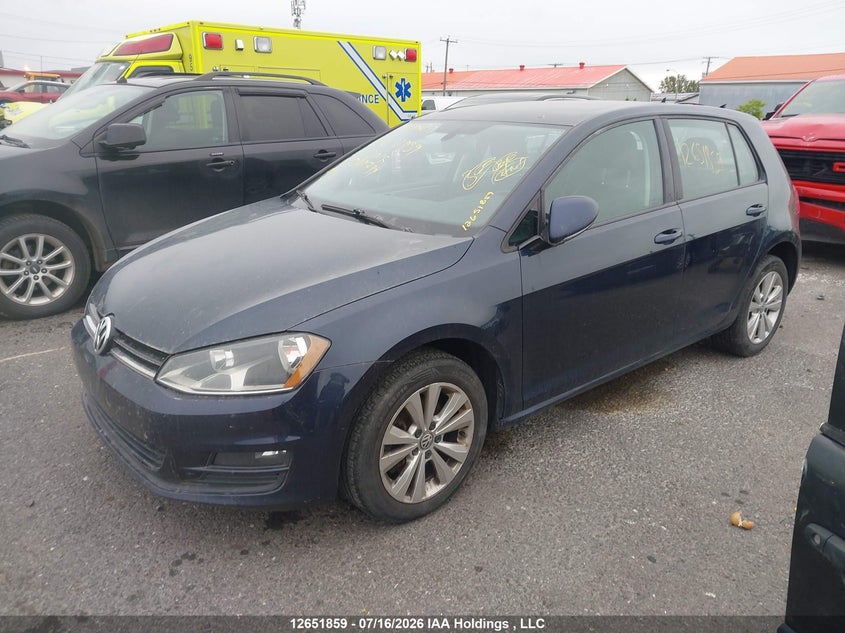 Vin: 3vw217auxfm089739, lot: 3053594, volkswagen golf 20152
