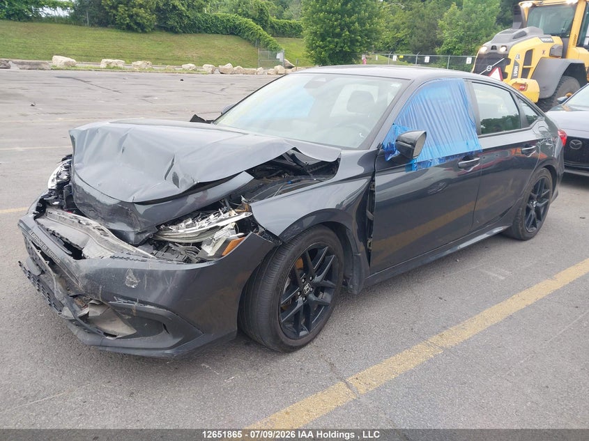 Vin: 2hgfe2f5xnh115803, lot: 3053600, honda civic 20222