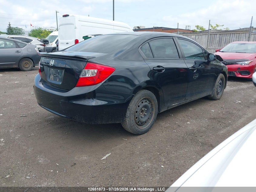 Vin: 2hgfb2f50ch033312, lot: 3053608, honda civic lx 20124