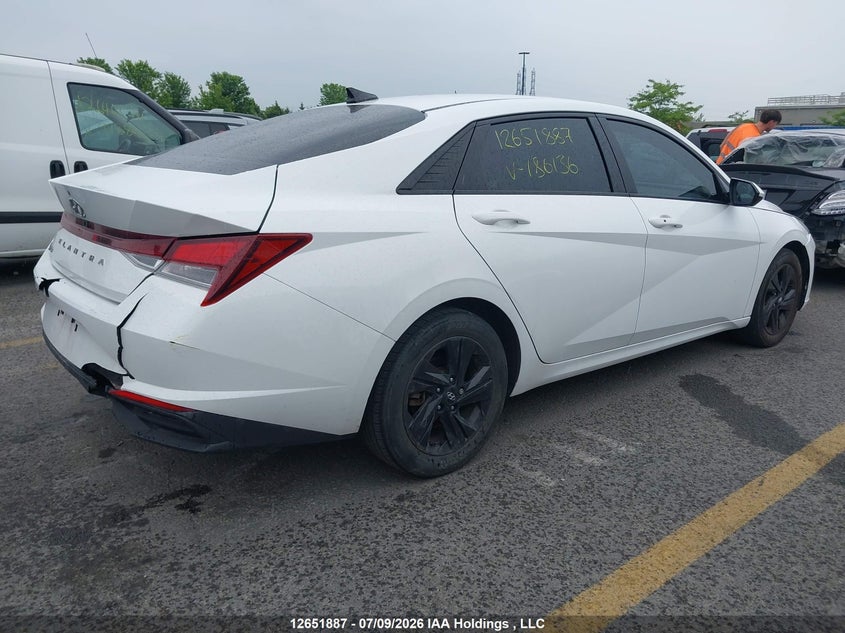 Vin: kmhlm4ag0mu186136, lot: 3053622, hyundai elantra 20214