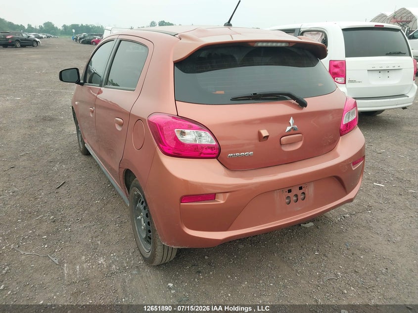 Vin: ml32a3hjxlh002674, lot: 3053625, mitsubishi mirage es/se 20203
