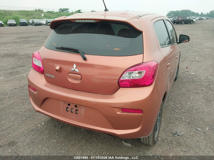 Vin: ml32a3hjxlh002674, lot: 3053625, mitsubishi mirage es/se 20204