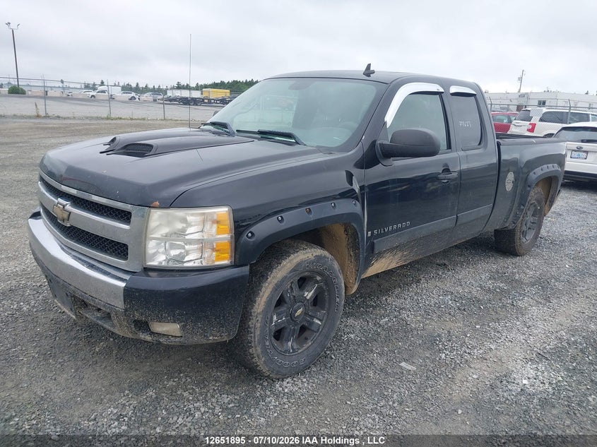 2008 Chevrolet Silverado, Rear, IAAI, VIN 2GCEK190181106546 — photo 2