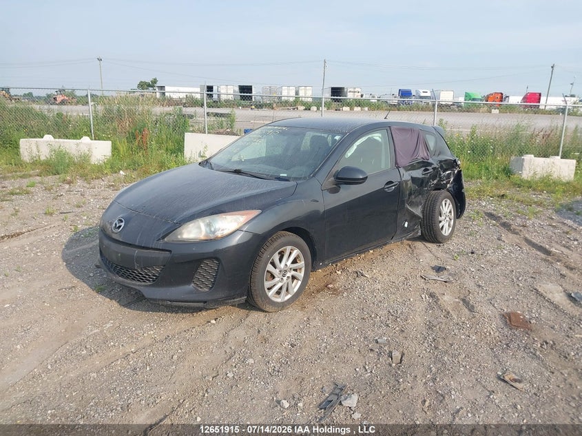 Vin: jm1bl1l71d1827682, lot: 3053650, mazda mazda3 gs-sky 20132