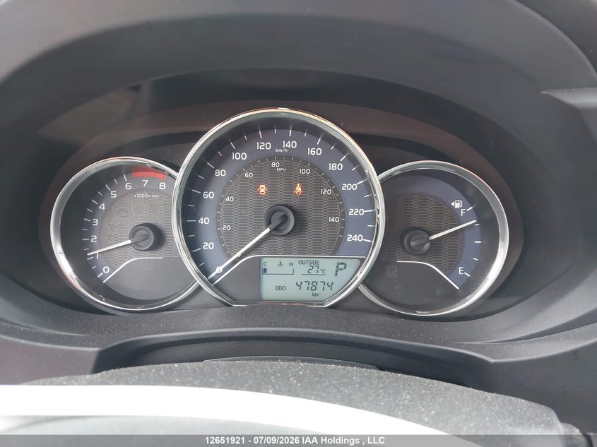 2014 TOYOTA COROLLA SEDAN 1.8L I-4 DOHC, VVT, 132HP