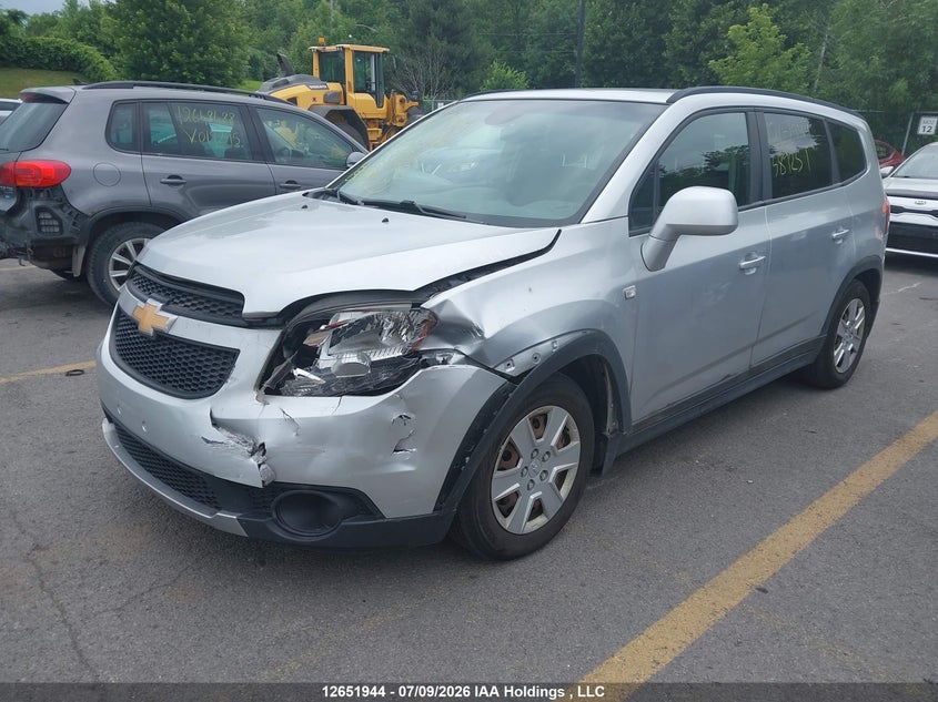 2012 Chevrolet Orlando, Front, IAAI, VIN KL77P2EM9CK589251 — photo 2