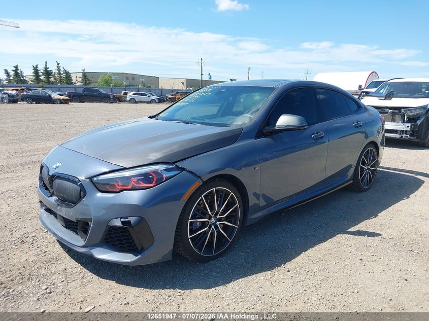 Vin: wba13al03m7g85783, lot: 3053690, bmw m235i gran coupe xdrive 20212