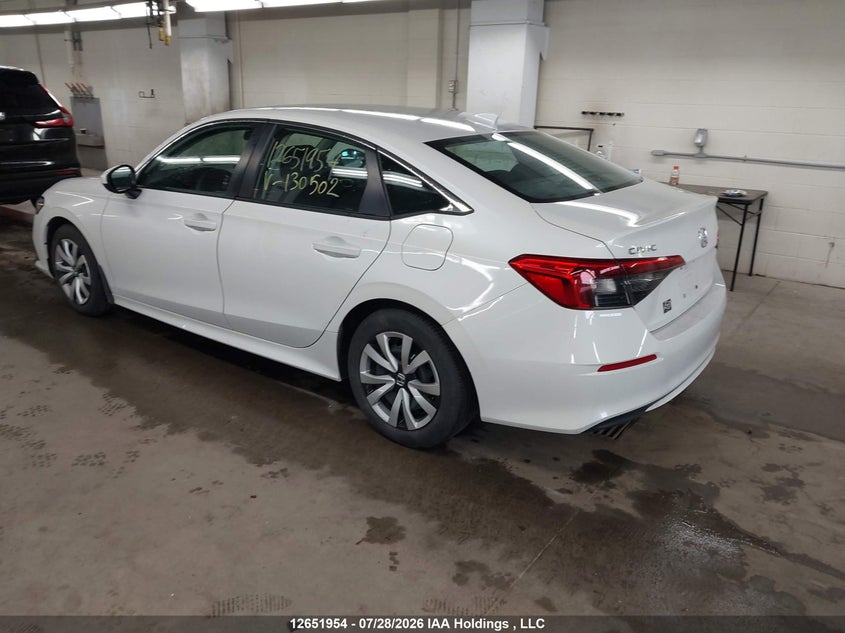 Vin: 2hgfe2f28nh130502, lot: 3053697, honda civic lx 20223
