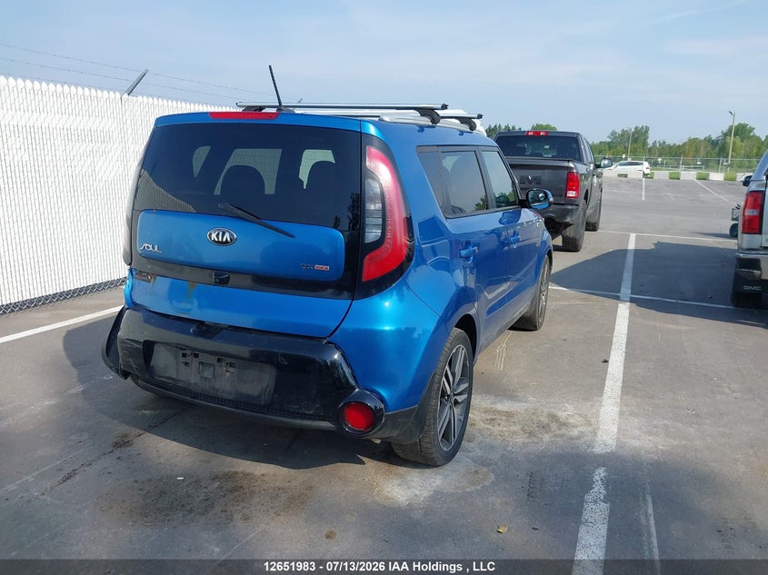 Vin: kndjx3a59f7157263, lot: 3053730, kia soul 20154