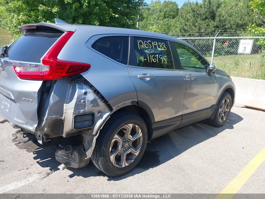 2017 Honda Cr-V Ex VIN: 2HKRW2H57HH116795 Lot: 12651988