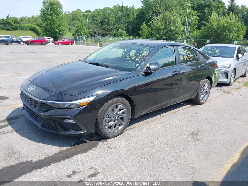 2026 Hyundai Elantra Sel Sport, Левый зад, IAAI, VIN KMHLM4DG6TU189598 — фото 2
