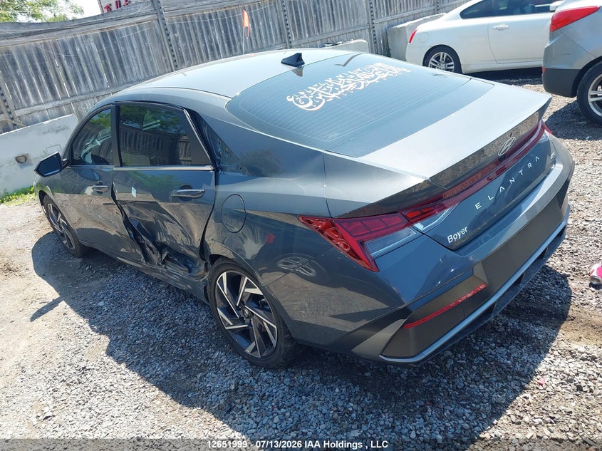 Vin: kmhln4dj3tu210643, lot: 3053746, hyundai elantra luxury hybrid/luxury with two-tone interior hybrid 20263