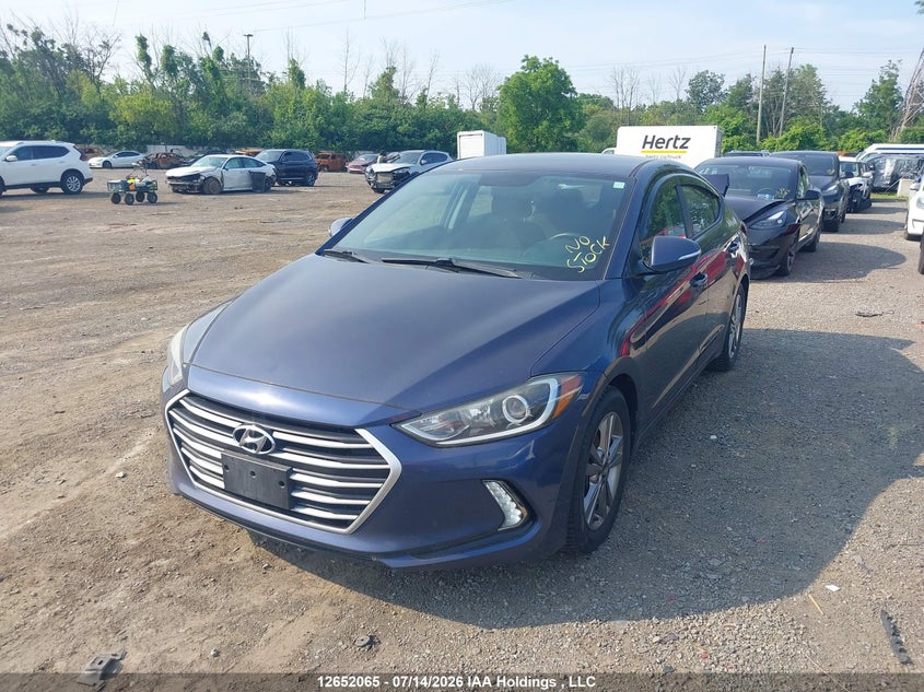 2017 Hyundai Elantra Se/Value/Limited, Удар сзади, IAAI, VIN KMHD84LF6HU417866 — фото 2