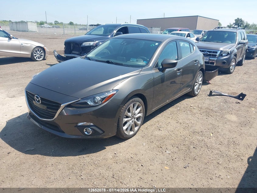 Vin: jm1bm1m36e1207680, lot: 3053826, mazda mazda3 20142