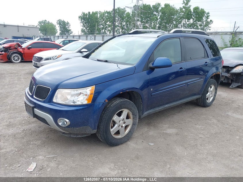 2009 Pontiac Torrent, Rear, IAAI, VIN 2CKDL43F596236494 — photo 2