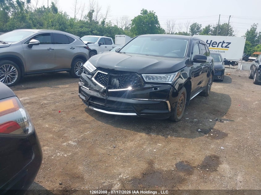 Vin: 5j8yd4h29jl801399, lot: 3053836, acura mdx 20182