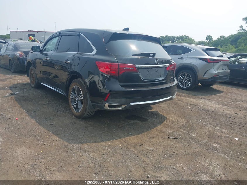 Vin: 5j8yd4h29jl801399, lot: 3053836, acura mdx 20183