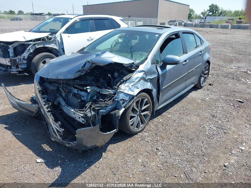 2021 Toyota Corolla, Front, IAAI, VIN 5YFB4MBE1MP081051 — photo 2