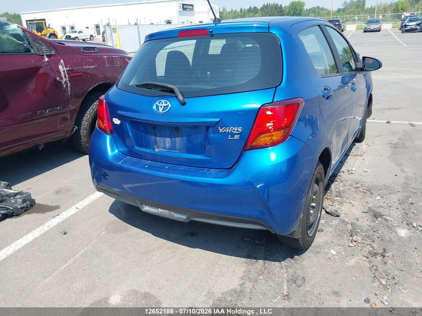Vin: vnkktud38fa039960, lot: 3053942, toyota yaris 20154