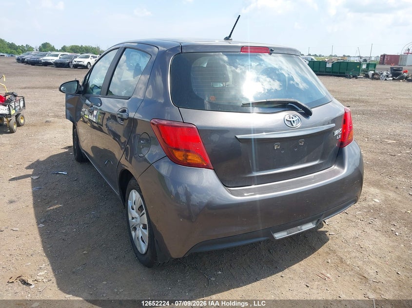 Vin: vnkktud35ha074071, lot: 3053978, toyota yaris 20173