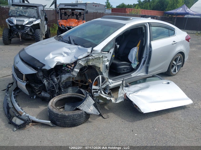Vin: 3kpfn4a80he093211, lot: 3054005, kia forte ex/sx 20172