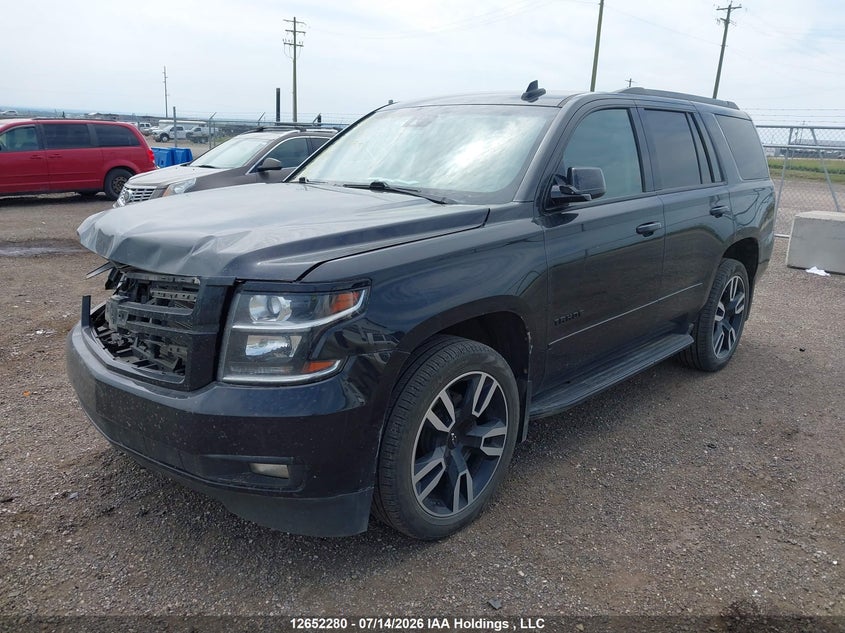 2018 Chevrolet Tahoe K1500 Premier, Удар спереду, IAAI, VIN 1GNSKCKJ5JR290069 — фото 2