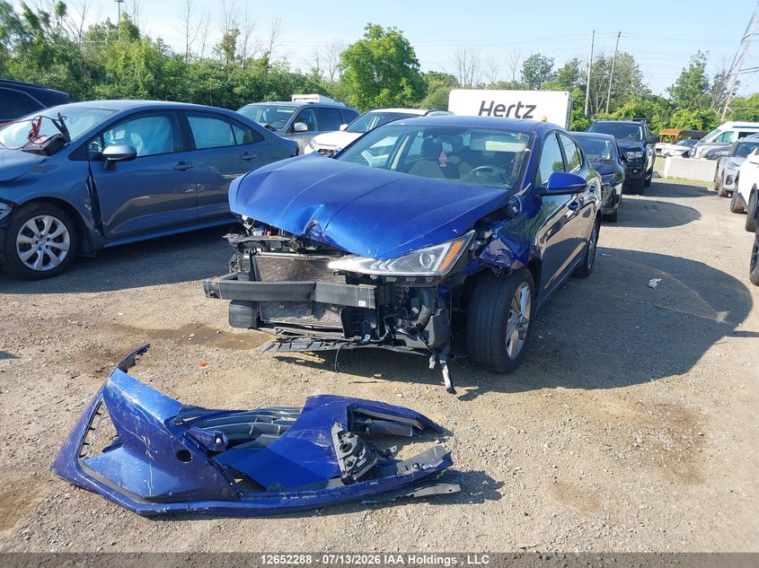 2020 Hyundai Elantra Preferred With Sun And Safety Package Auto Ivt, Front, IAAI, VIN KMHD84LF0LU953446 — photo 2