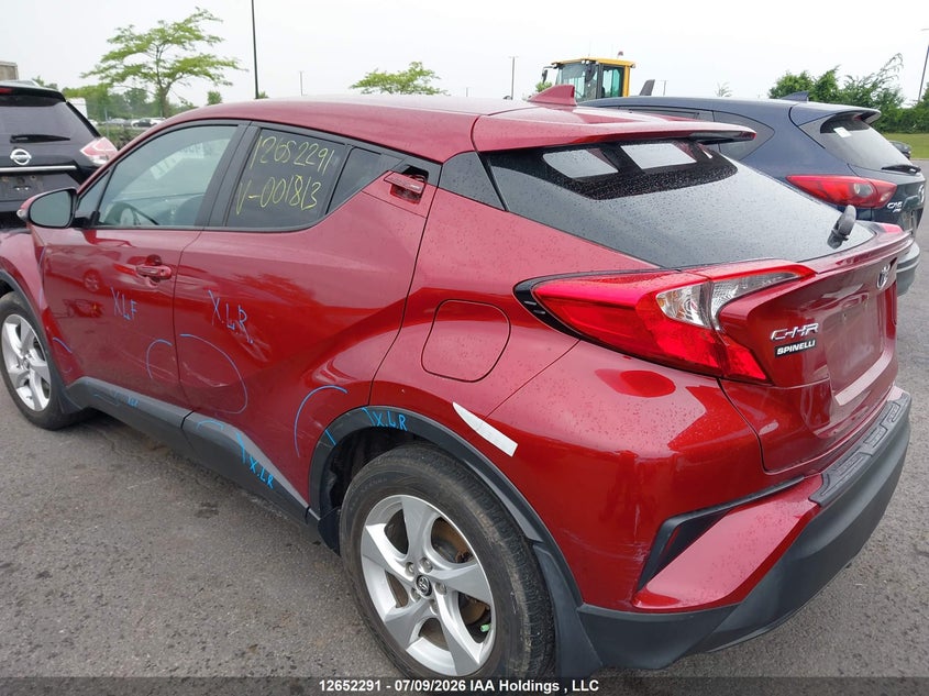 Vin: nmtkhmbx0jr001813, lot: 3054060, toyota c-hr xle 20183