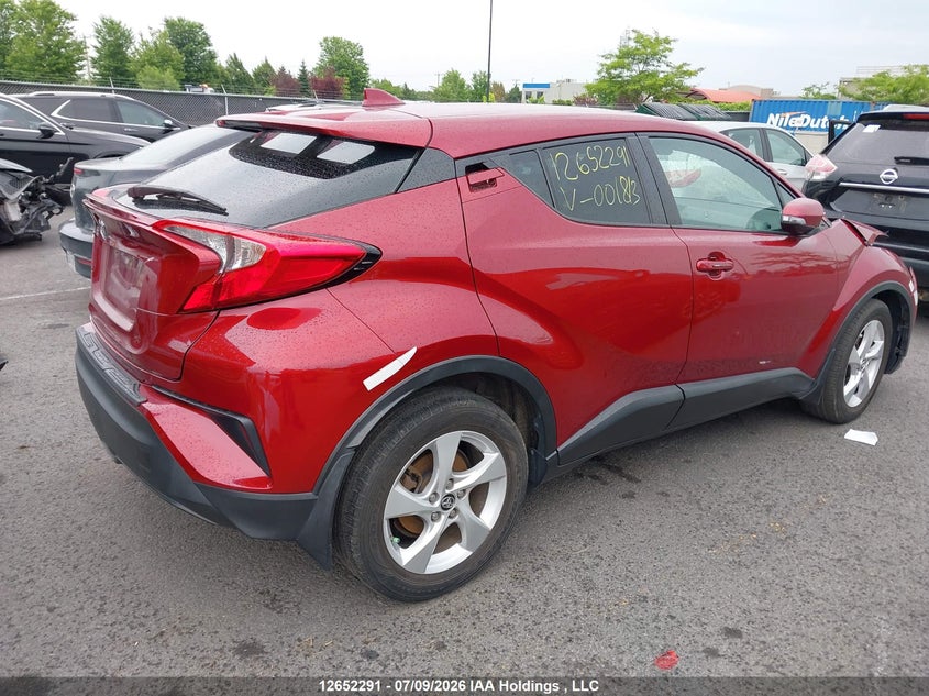 Vin: nmtkhmbx0jr001813, lot: 3054060, toyota c-hr xle 20184