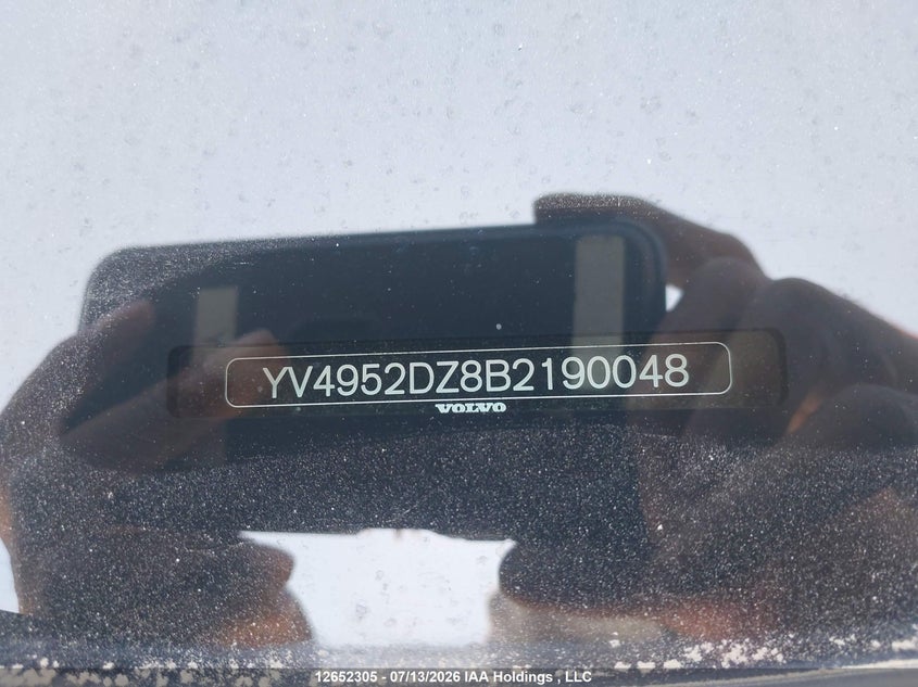 2011 Volvo Xc60 VIN: YV4952DZ8B2190048 Lot: 12652305