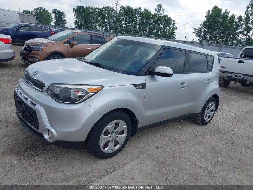 Vin: kndjn2a28e7727001, lot: 3054079, kia soul 20142