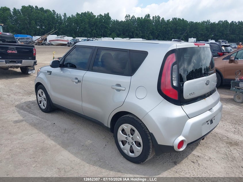 Vin: kndjn2a28e7727001, lot: 3054079, kia soul 20143
