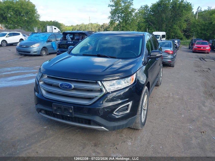Vin: 2fmtk4j85fbb57013, lot: 3054110, ford edge sel 20152