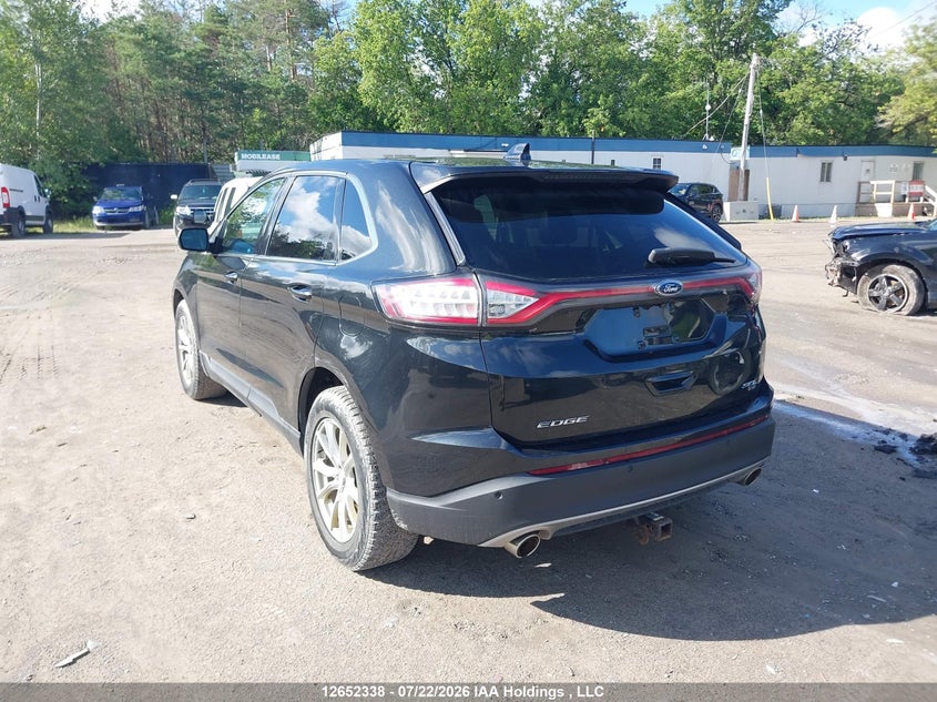Vin: 2fmtk4j85fbb57013, lot: 3054110, ford edge sel 20153