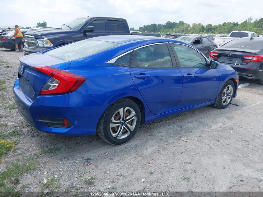 Vin: 2hgfc2f53jh003635, lot: 3054118, honda civic lx 20184