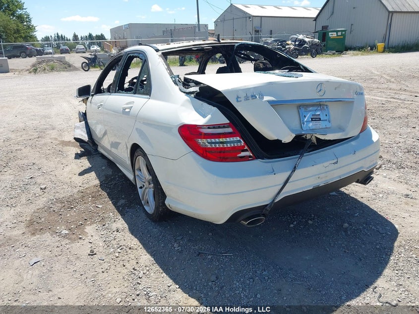 Vin: wddgf8fb4cf921438, lot: 3054137, mercedes-benz c 250 4matic 20123