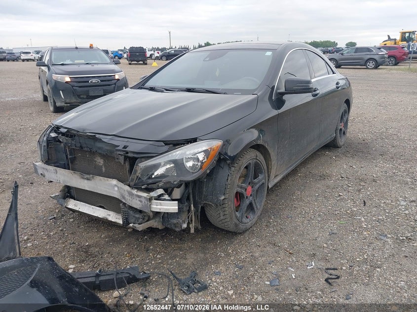 2014 Mercedes-Benz Cla 250 4Matic, Удар спереди, IAAI, VIN WDDSJ4GB7EN135318 — фото 2