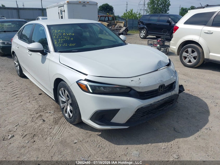 Vin: 2hgfe2f2xnh100756, lot: 3054252, honda civic lx 2022 img_1