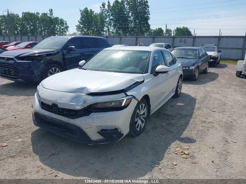 Vin: 2hgfe2f2xnh100756, lot: 3054252, honda civic lx 20222