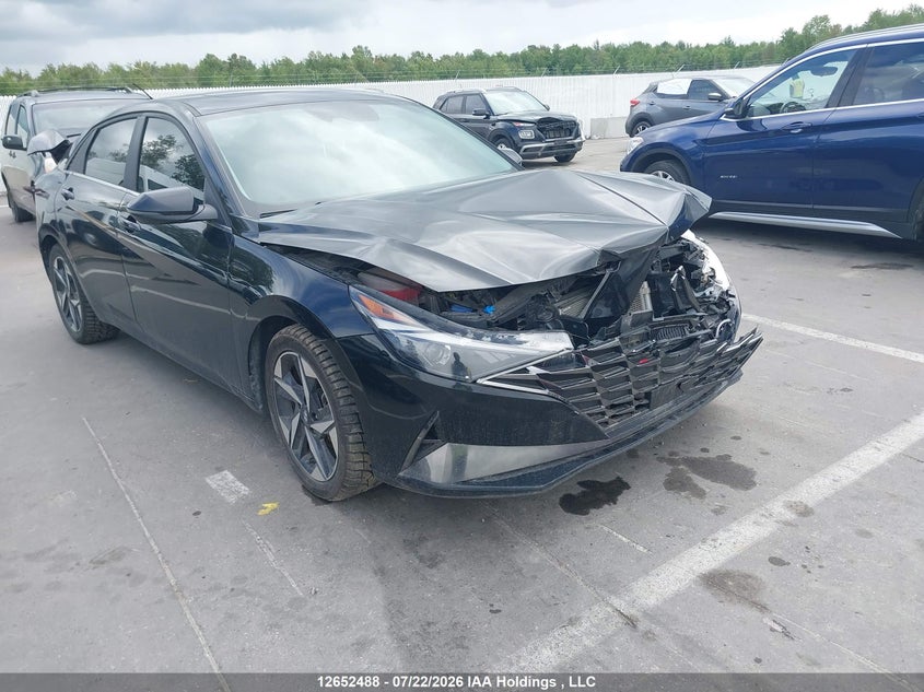 Vin: kmhln4aj6pu060070, lot: 3054260, hyundai elantra hybrid luxury 2023 img_1