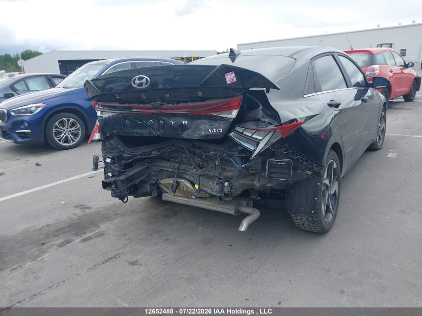 Vin: kmhln4aj6pu060070, lot: 3054260, hyundai elantra hybrid luxury 20234