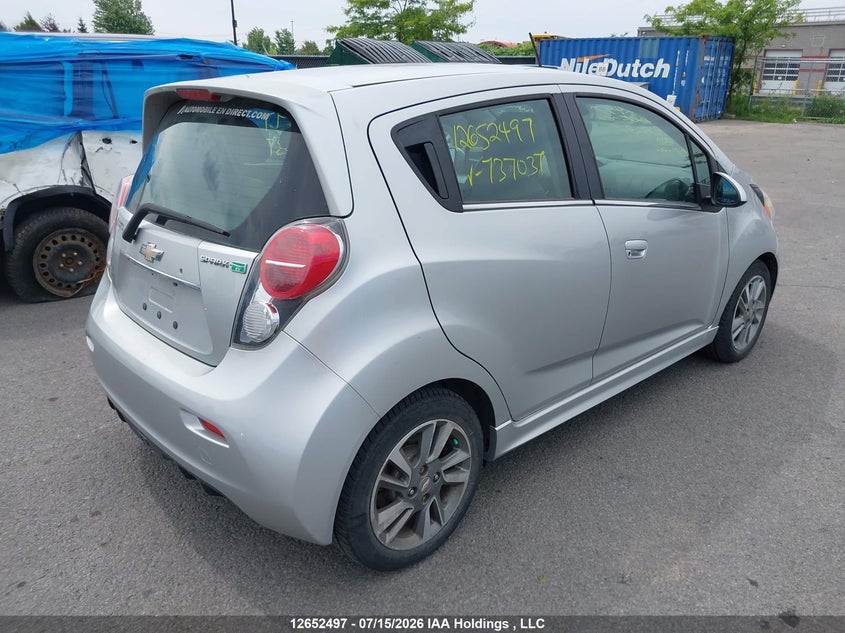Vin: kl8cl6s07fc737037, lot: 3054269, chevrolet spark ev 2lt 20154