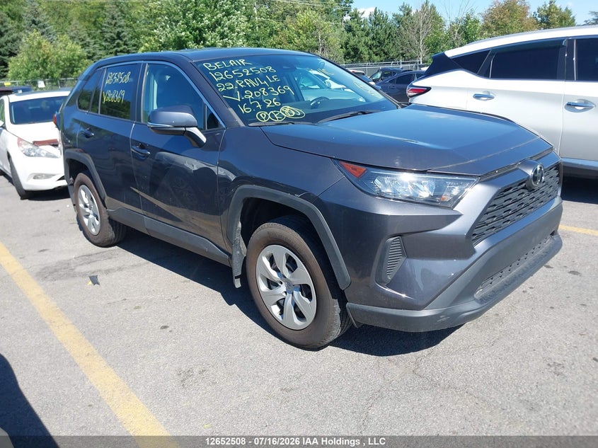 Vin: 2t3z1rfv3nw208369, lot: 3054280, toyota rav4 le 20221