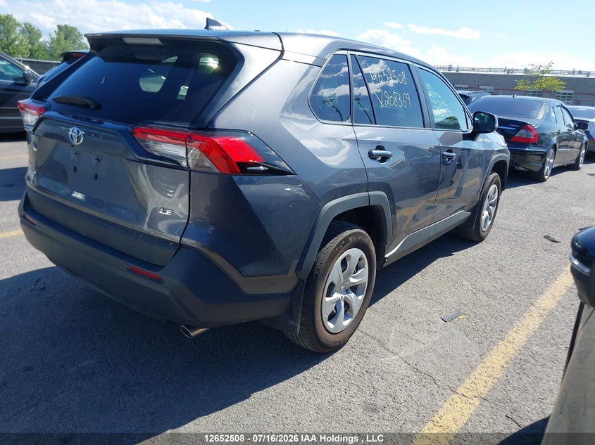 Vin: 2t3z1rfv3nw208369, lot: 3054280, toyota rav4 le 20224