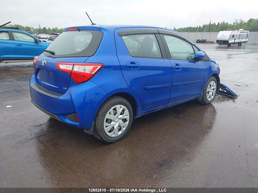 Vin: vnkktud33ja095751, lot: 3054282, toyota yaris le 20184