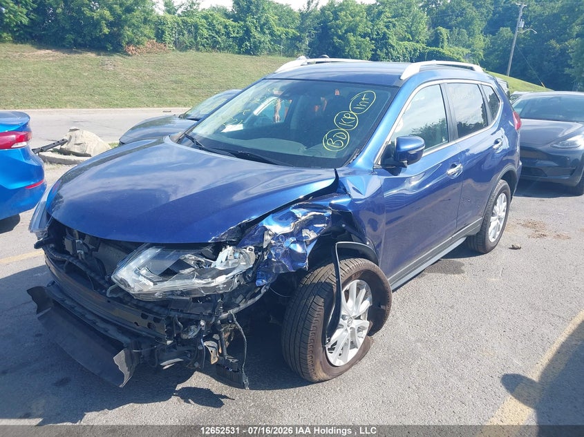 Vin: 5n1at2mv8kc727221, lot: 3054303, nissan rogue s/sl/sv 20192