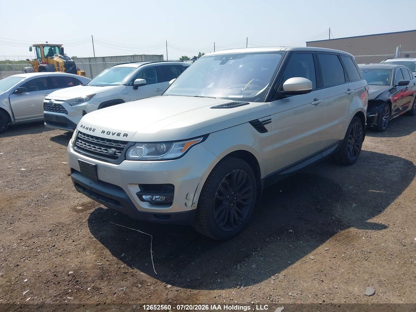 2017 Land Rover Range Rover Sport Diesel Td6 Hse, Rear, IAAI, VIN SALWR2FK0HA138415 — photo 2