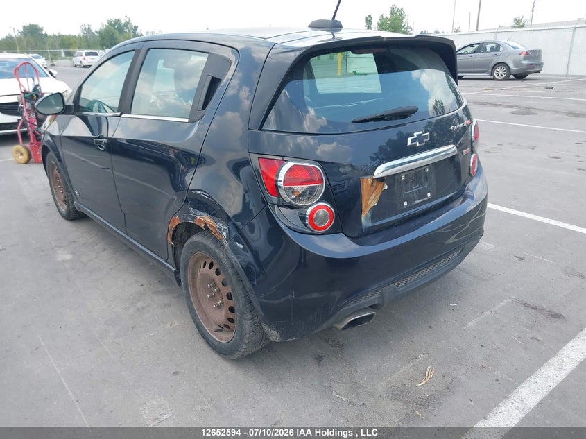 Vin: 1g1jh6sb8f4122503, lot: 3054367, chevrolet sonic rs 20153