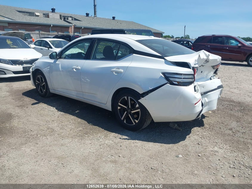 2025 Nissan Sentra Sv VIN: 3N1AB8CV0SY296962 Lot: 12652639