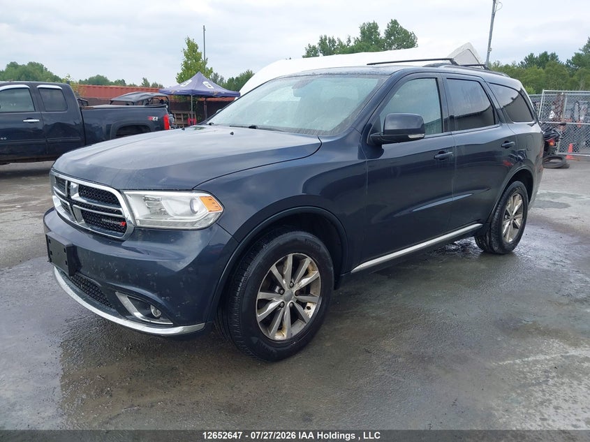 Vin: 1c4rdjdg5ec557680, lot: 3054434, dodge durango limited 20142